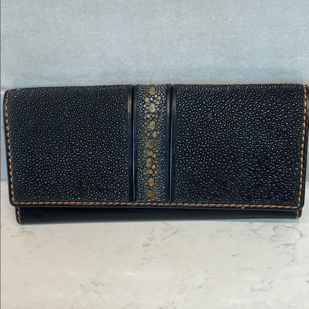 DEBRA MCGUIRE STINGRAY Black Wallet